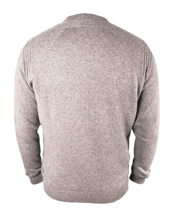 muzhki pulover svetlo siv 2