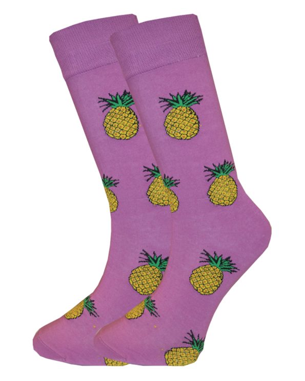 men happy socks ananas lila
